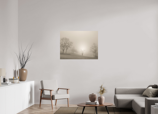 100 x 75 cm, Impression directe couleur ou noir et blanc sur plaque d'aluminium (Solidité-Durabilité) L'ancêtre
