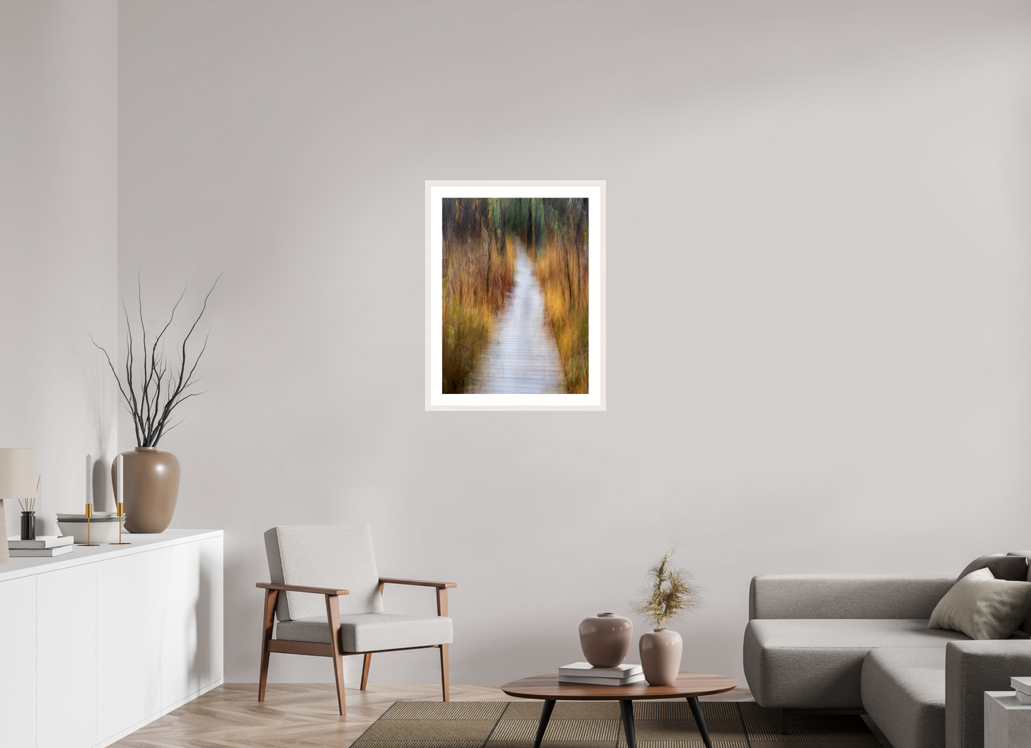 60 x 80 cm, Tirage Fine Art 30×40 cm — Passe-partout — Cadre Que verrons nous là-bas ?