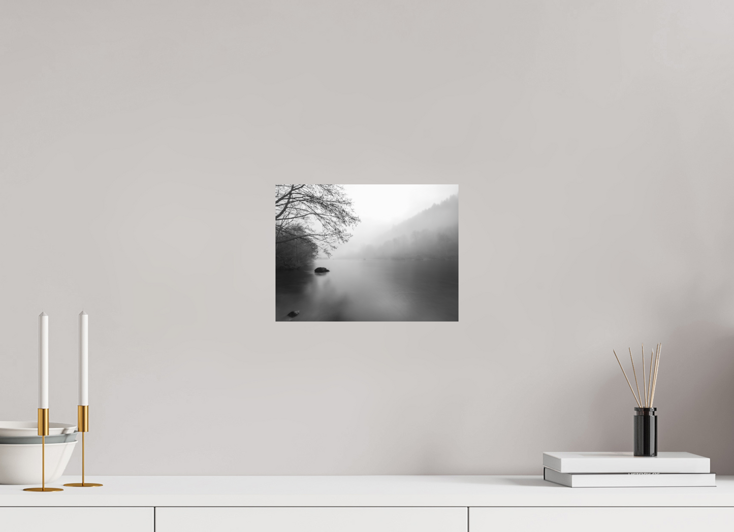 28 x 21 cm, 6- Impression directe couleur ou noir et blanc sur Alu Dibond + système de fixation Winter #12 - Hiver #12