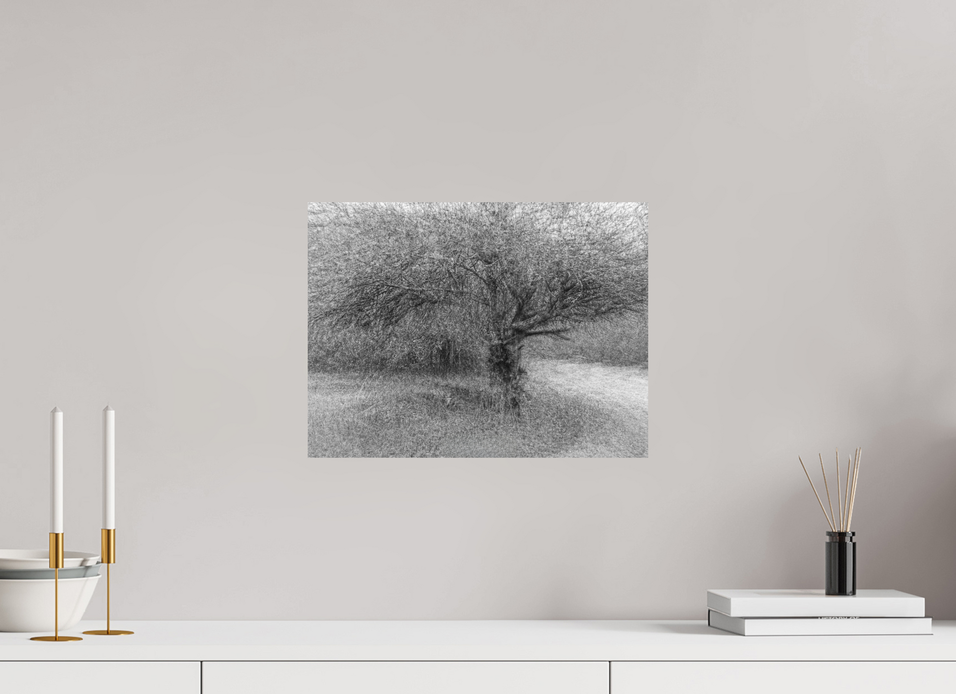 40 x 30 cm, 6- Impression directe couleur ou noir et blanc sur Alu Dibond + système de fixation Dreamlike vision #13 - Vision onirique #13