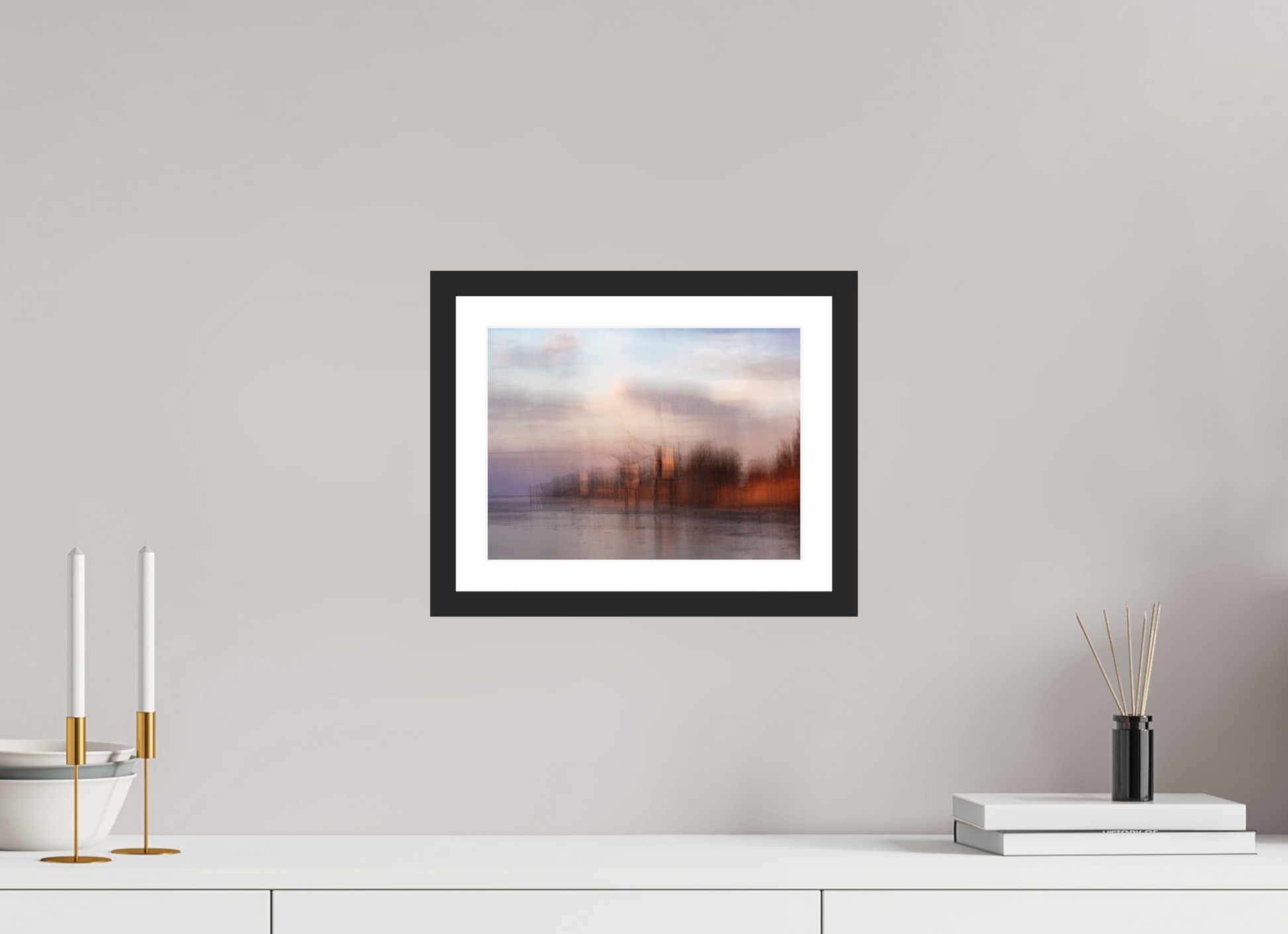 28 x 21 cm, 3- Tirage couleur + p.p + cadre Dreamlike vision #8 - Vision onirique #8