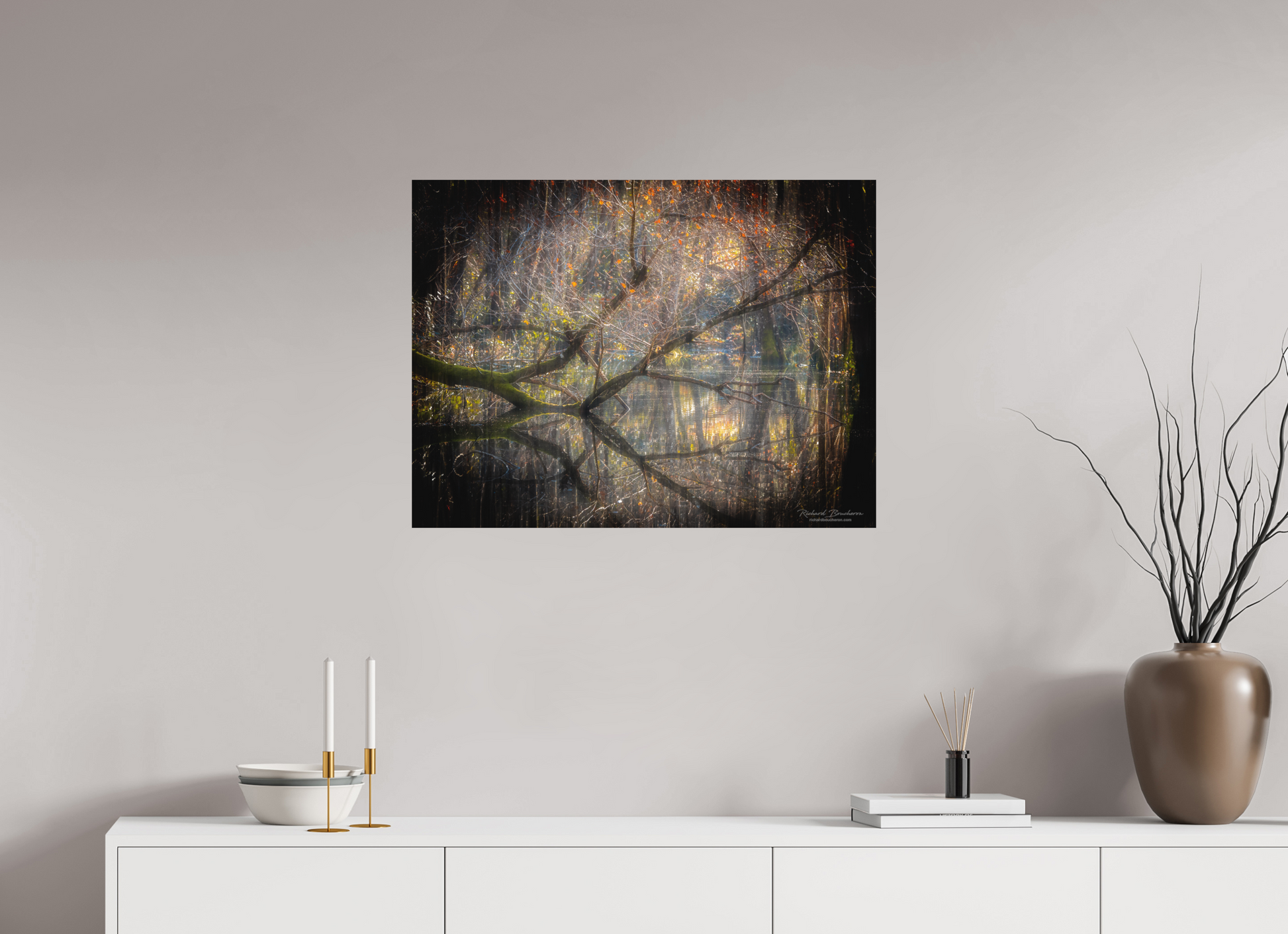 80 x 60 cm, 1- Tirage papier satiné couleur Dreamlike vision #18 - Vision onirique #18