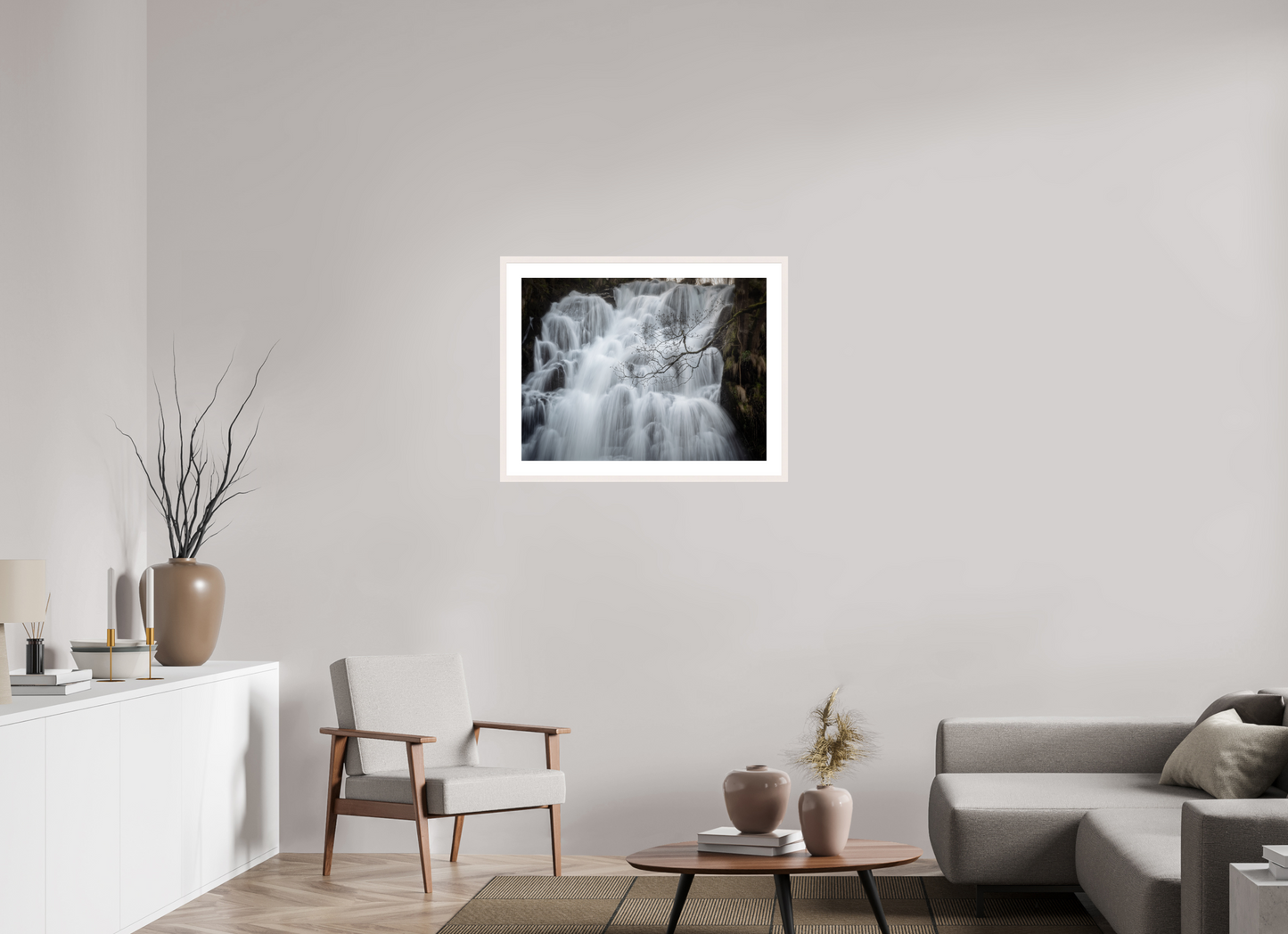 80 x 60 cm, Tirage Fine Art 30×40 cm — Passe-partout — Cadre Dentelles