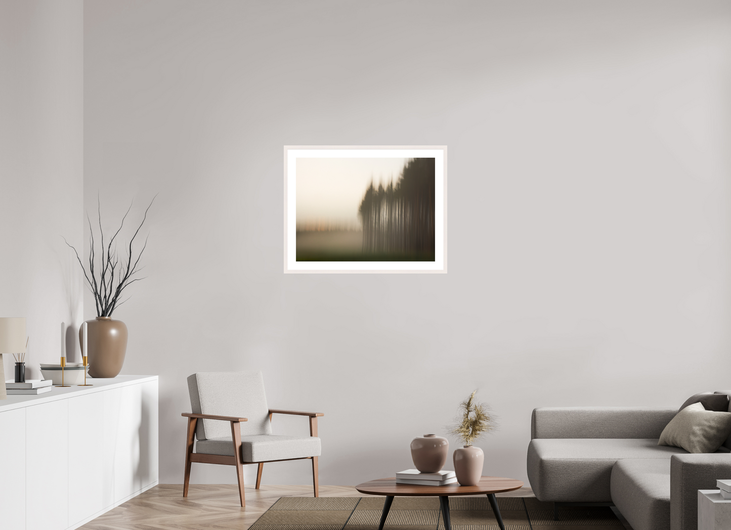 80 x 60 cm, Tirage Fine Art 30×40 cm — Passe-partout — Cadre L'orée du bois