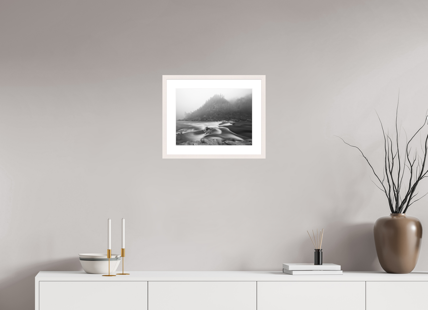 40 x 30 cm, Tirage Fine Art 30×40 cm — Passe-partout — Cadre Mouvance Photo Artistique pour Décoration Murale