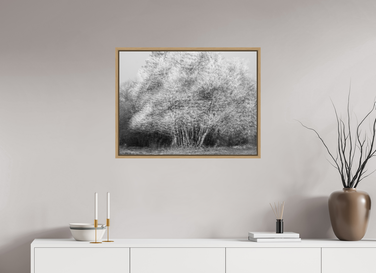 80 x 60 cm, 9- Impression sur forex + encadrement caisse américaine Dreamlike vision #15 - Vision onirique #15