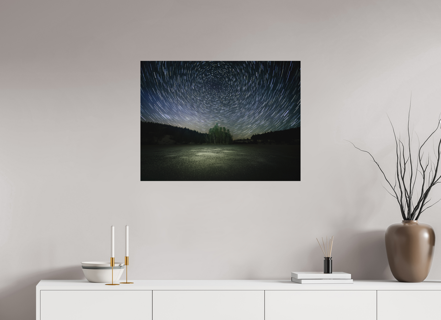 80 x 60 cm, 6- Impression directe couleur ou noir et blanc sur Alu Dibond + système de fixation Dreamlike vision #26 - Vision onirique #26