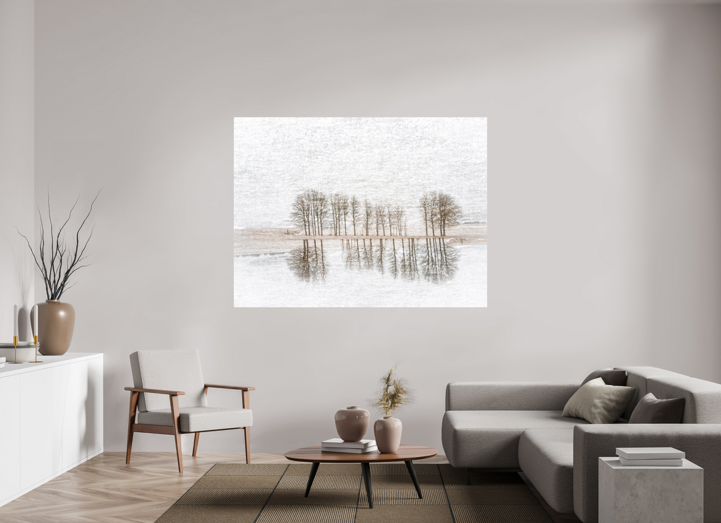 180 x 135 cm, Impression directe couleur ou noir et blanc sur plaque d'aluminium (Solidité-Durabilité) Renversant