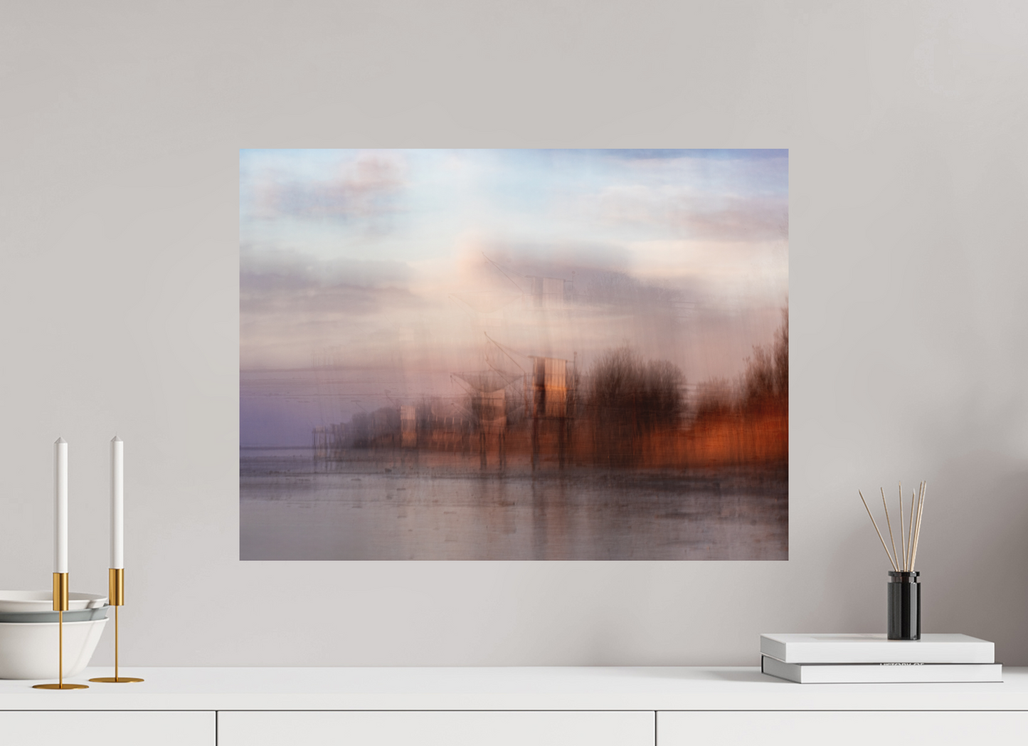 60 x 45 cm, 6- Impression directe couleur ou noir et blanc sur Alu Dibond + système de fixation Dreamlike vision #8 - Vision onirique #8