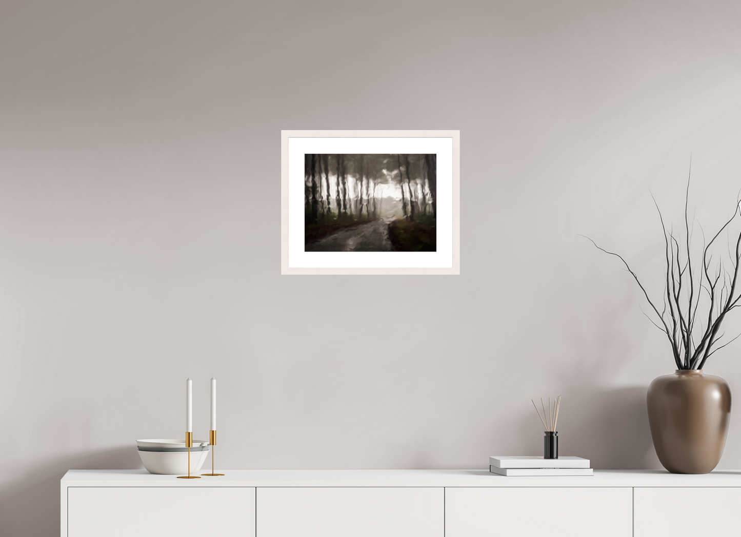 40 x 30 cm, Tirage Fine Art 30×40 cm — Passe-partout — Cadre A travers les gouttes