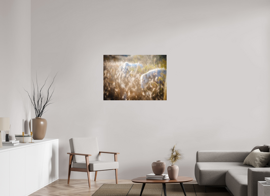 97,4 x 70 cm, Impression directe couleur ou noir et blanc sur plaque d'aluminium (Solidité-Durabilité) Camargais