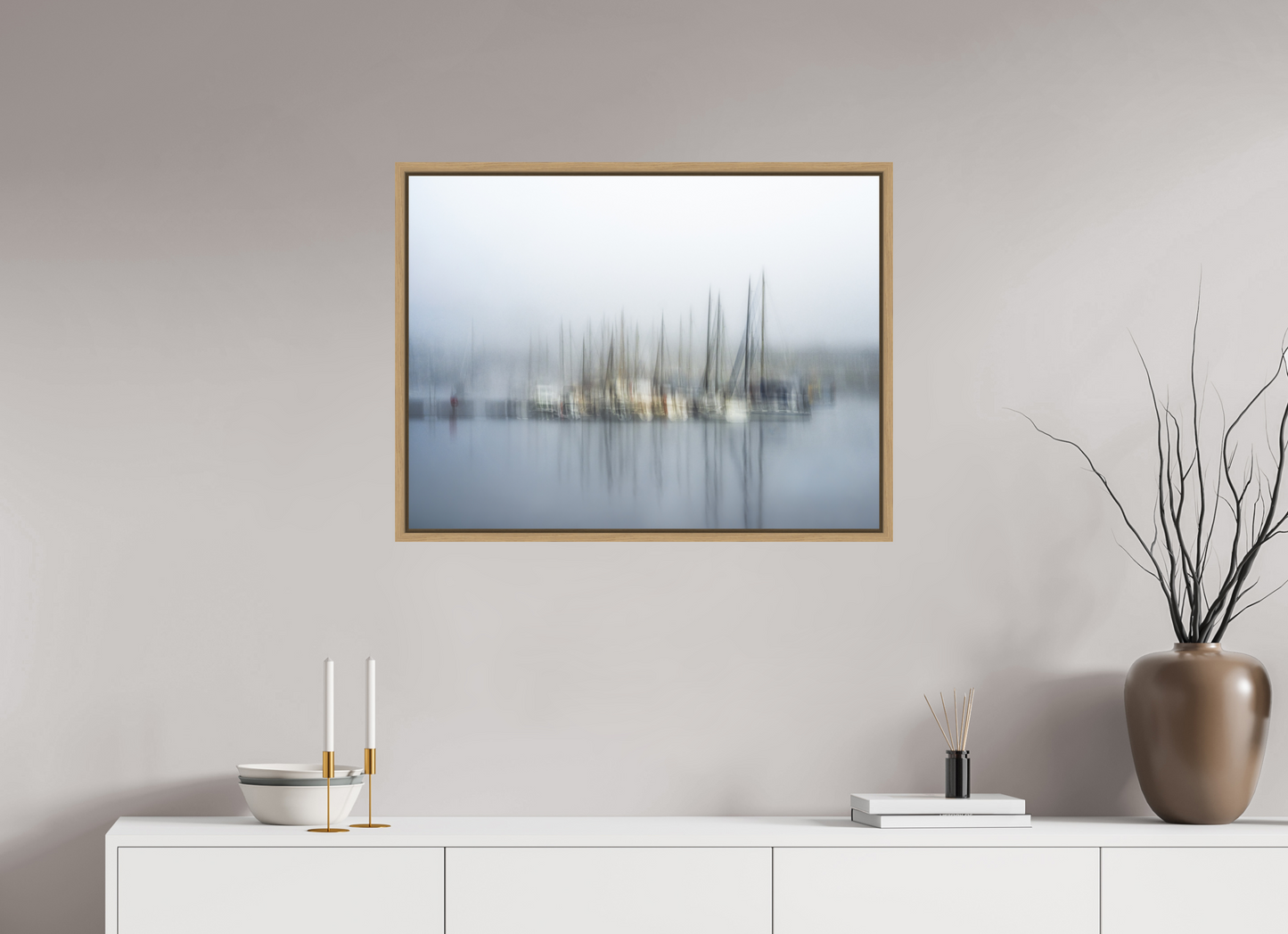 80 x 60 cm, 9- Impression sur forex + encadrement caisse américaine Dreamlike vision #4 - Vision onirique #4