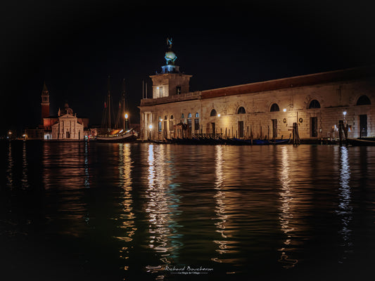 Venice by Night – Punta della Dogana Lit Up