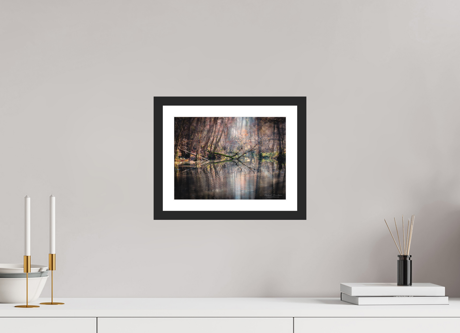 28 x 21 cm, 3- Tirage couleur + p.p + cadre Dreamlike vision #17 - Vision onirique #17