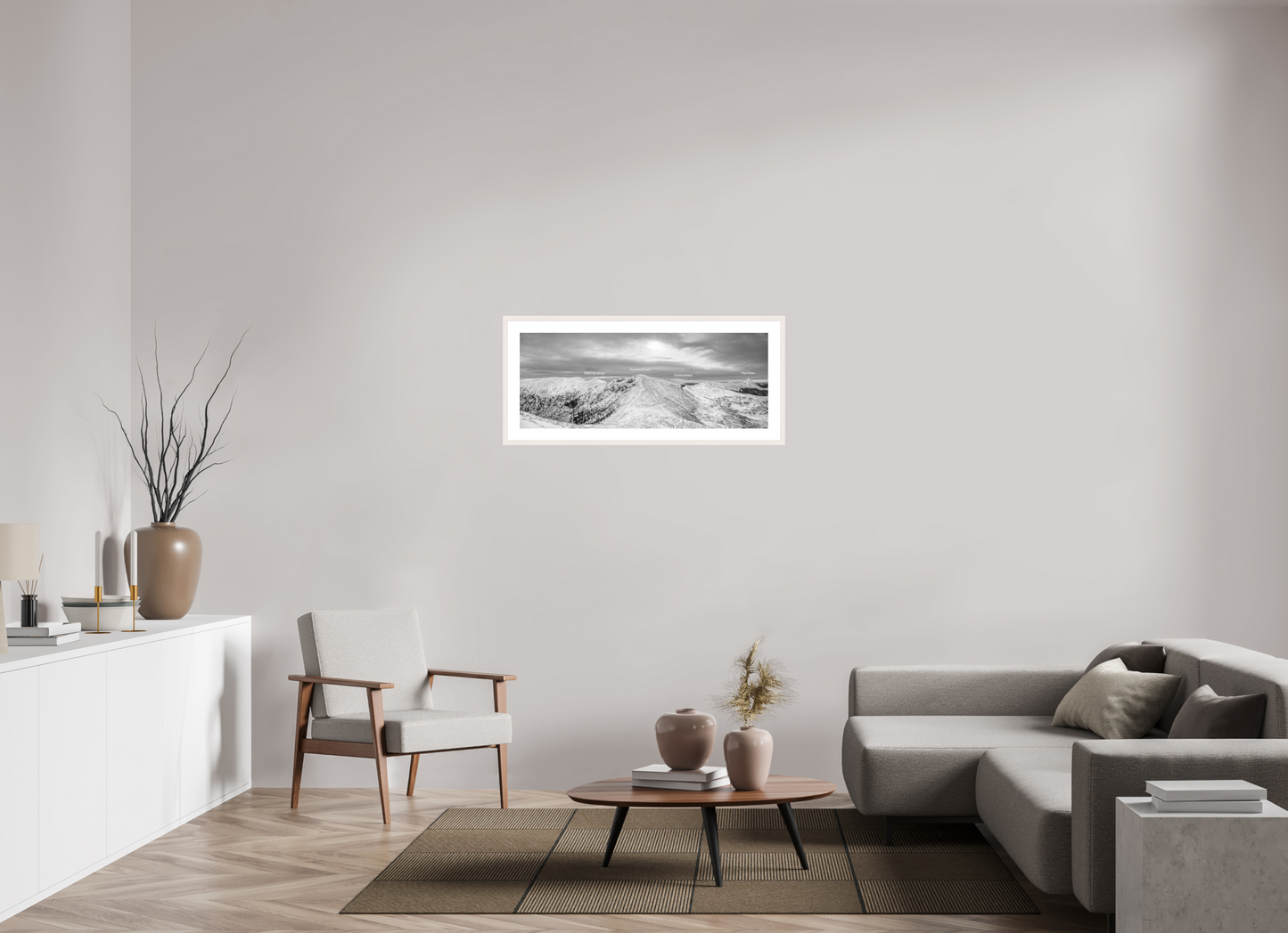 102,1 x 40 cm, Tirage Fine Art 30×40 cm — Passe-partout — Cadre Massif cantalien