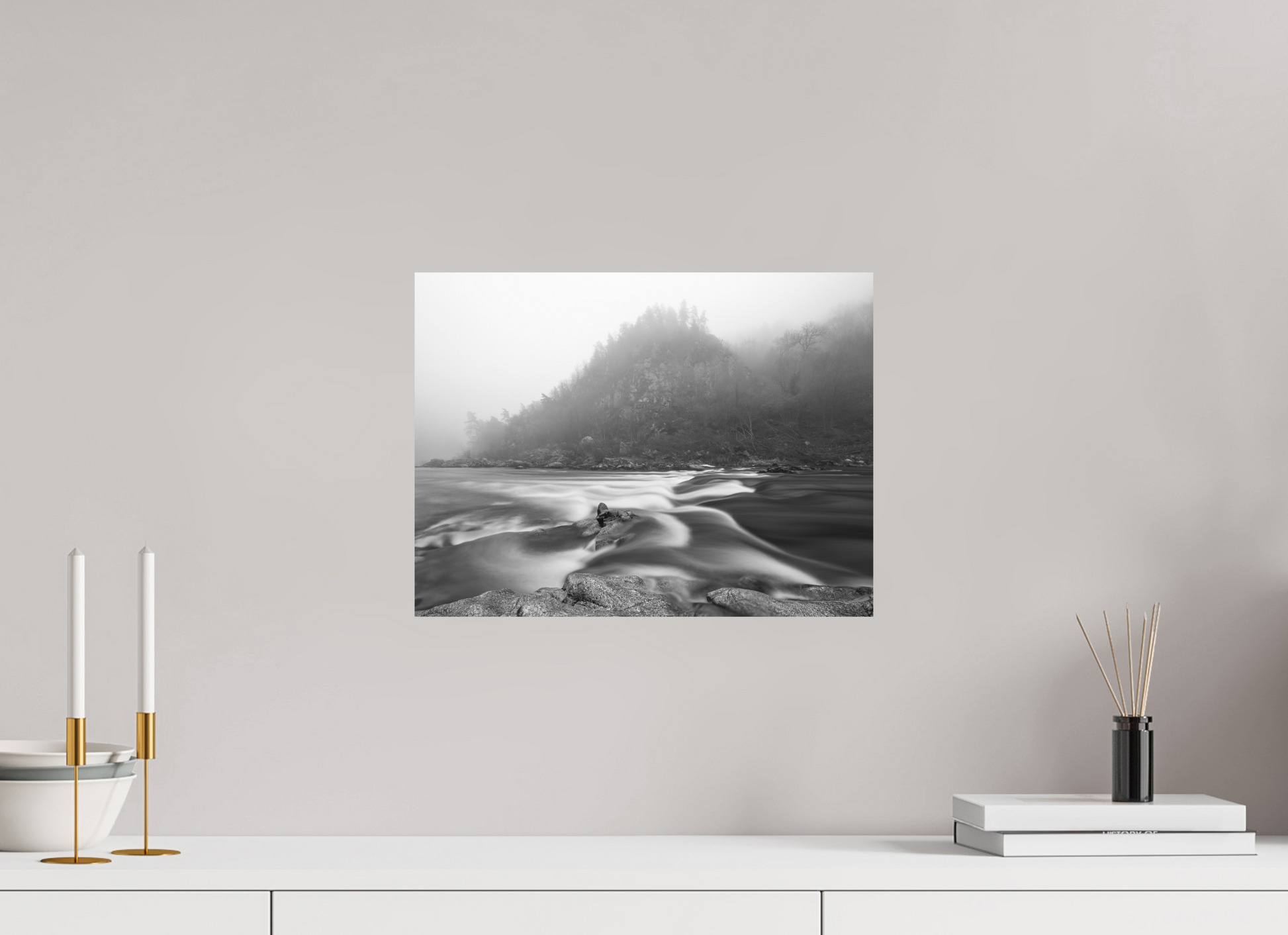 40 x 30 cm, 6- Impression directe couleur ou noir et blanc sur Alu Dibond + système de fixation Winter #10 - Hiver #10