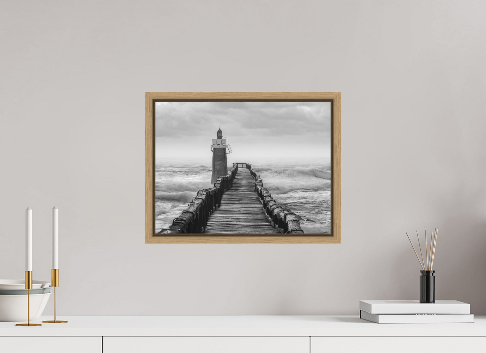 40 x 30 cm, 9- Impression sur forex + encadrement caisse américaine Winter #13 - Hiver #13