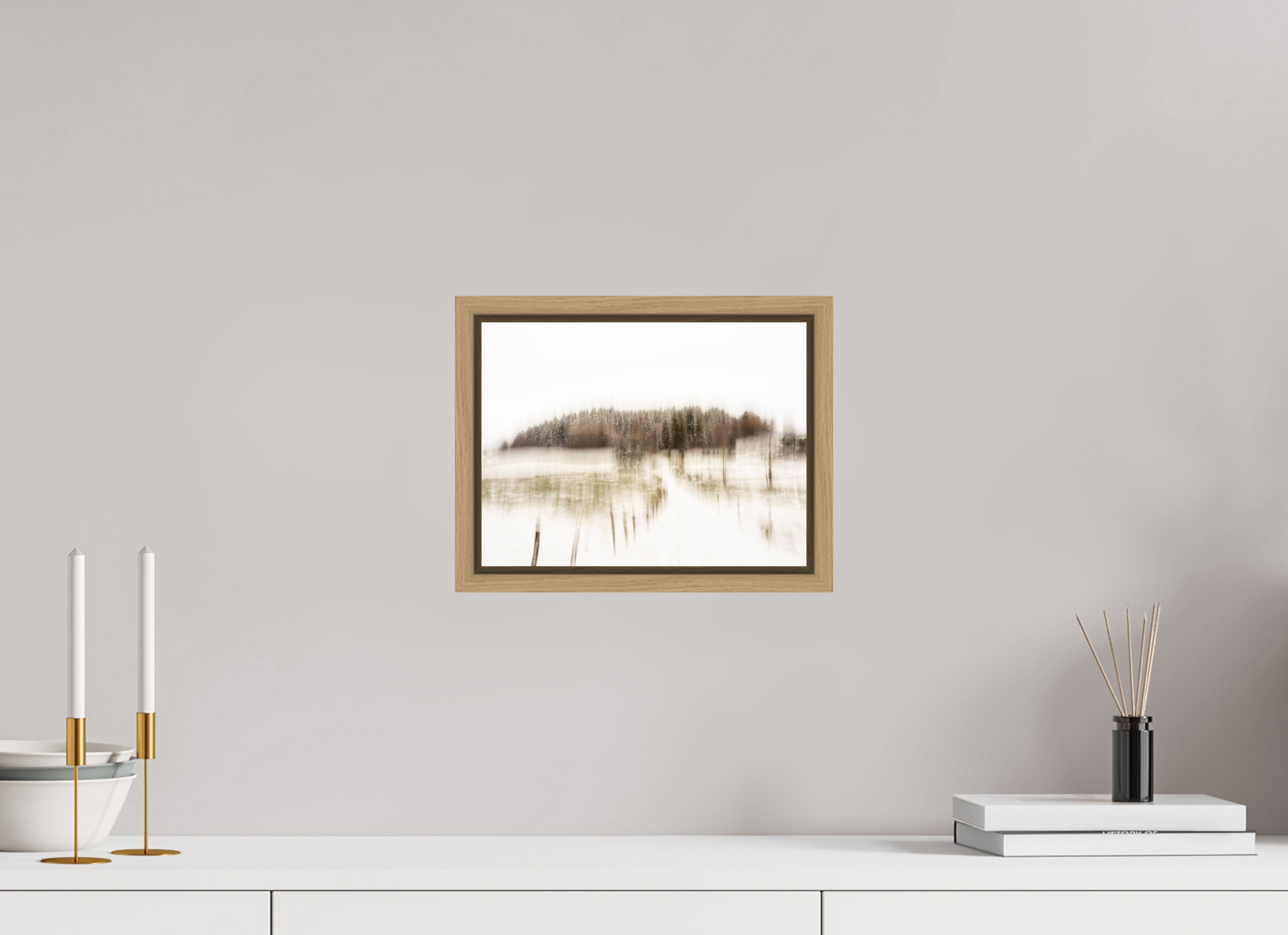 28 x 21 cm, 9- Impression sur forex + encadrement caisse américaine Dreamlike vision #2 - Vision onirique #2