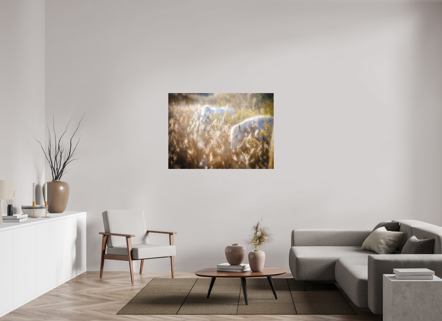 125,2 x 90 cm, Impression directe couleur ou noir et blanc sur plaque d'aluminium (Solidité-Durabilité) Camargais