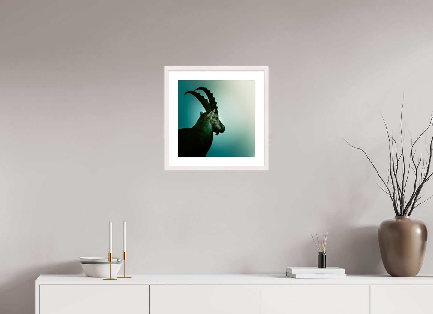 40 x 40 cm, Tirage Fine Art 30×40 cm — Passe-partout — Cadre Si fier