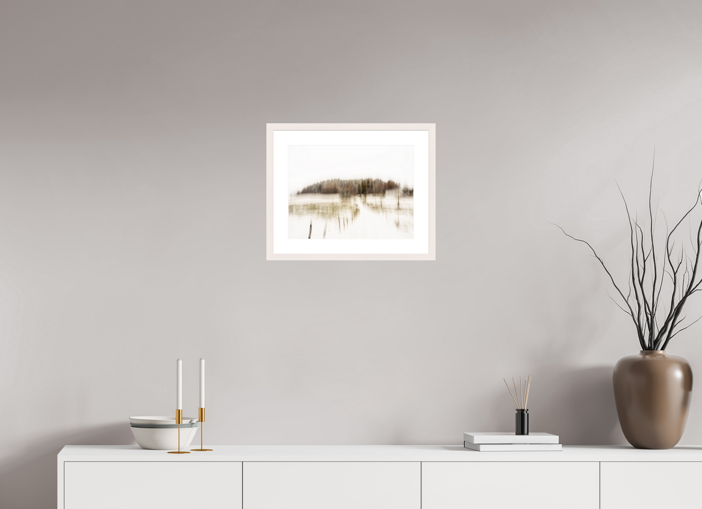 40 x 30 cm, Tirage Fine Art 30×40 cm — Passe-partout — Cadre Envie d'hiver