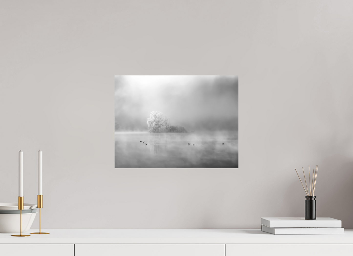 40 x 30 cm, 2- Tirage papier mat noir et blanc Winter #11 - Hiver #11