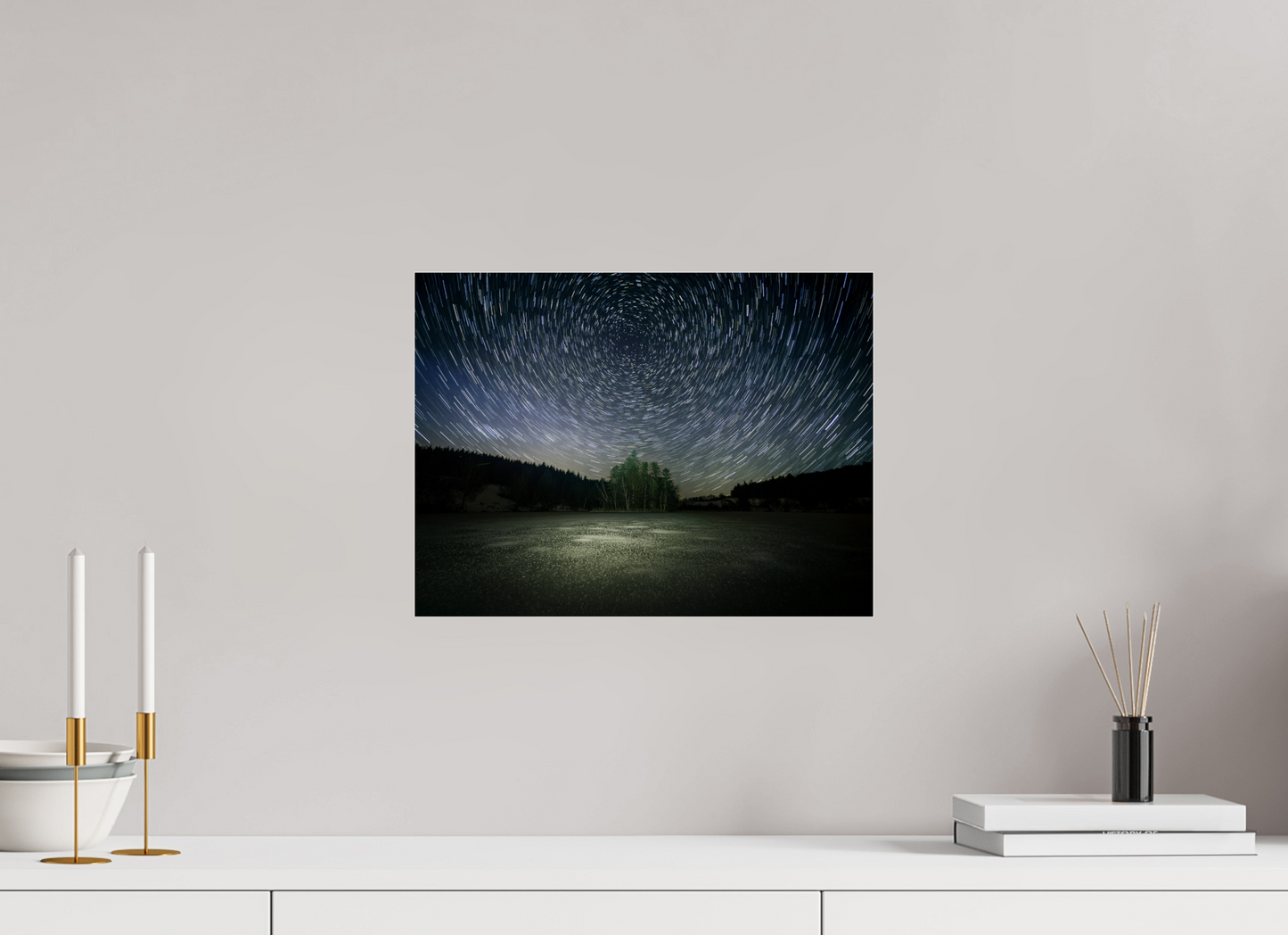 40 x 30 cm, 7- Tirage couleur collé sur Alu Dibond + plexiglass + système de fixation Dreamlike vision #26 - Vision onirique #26