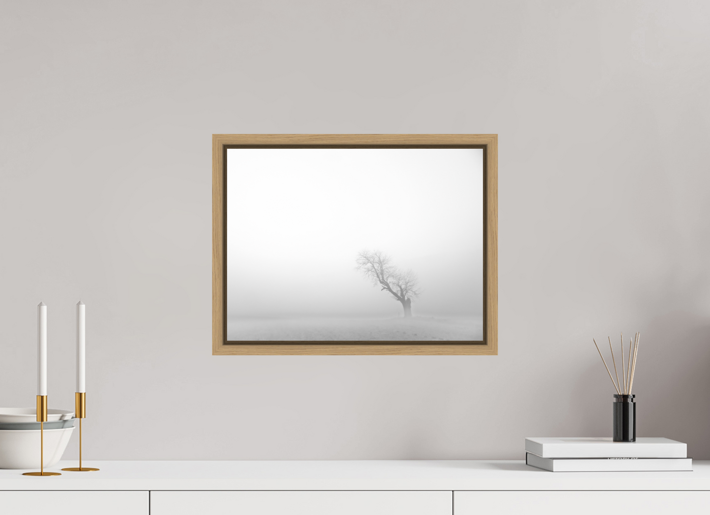 40 x 30 cm, 9- Impression sur forex + encadrement caisse américaine Winter #7 - Hiver #7