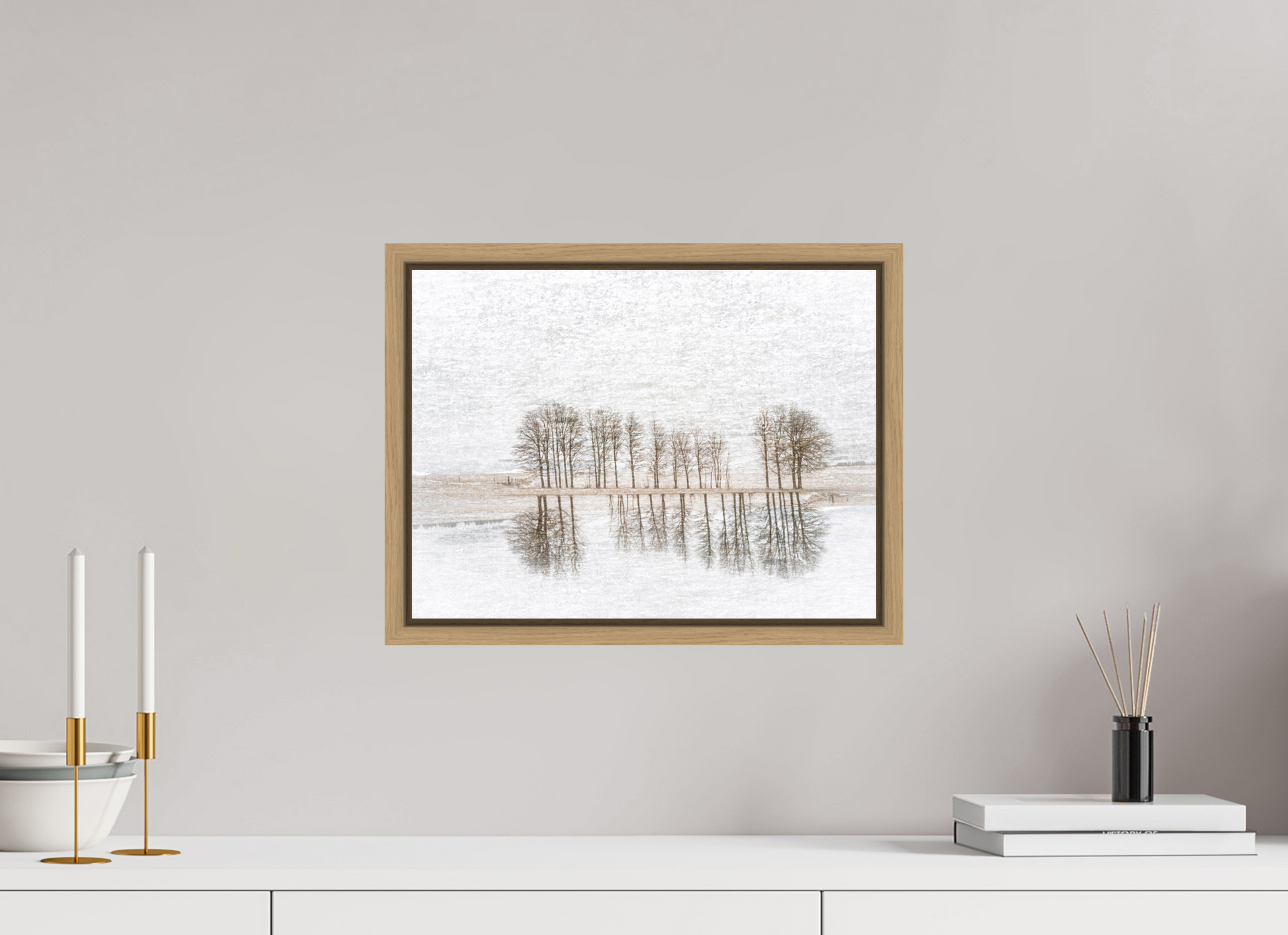 40 x 30 cm, 9- Impression sur forex + encadrement caisse américaine Dreamlike vision #5 - Vision onirique #5