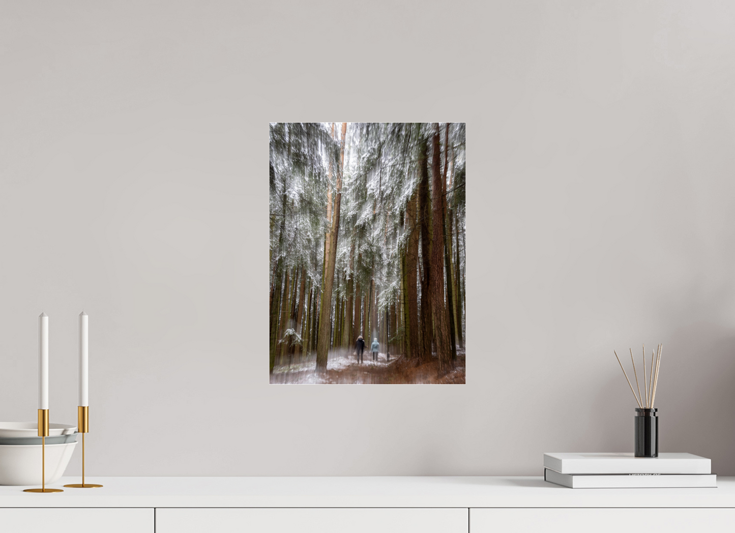 30 x 40 cm, 7- Tirage couleur collé sur Alu Dibond + plexiglass + système de fixation Dreamlike vision #3 - Vision onirique #3