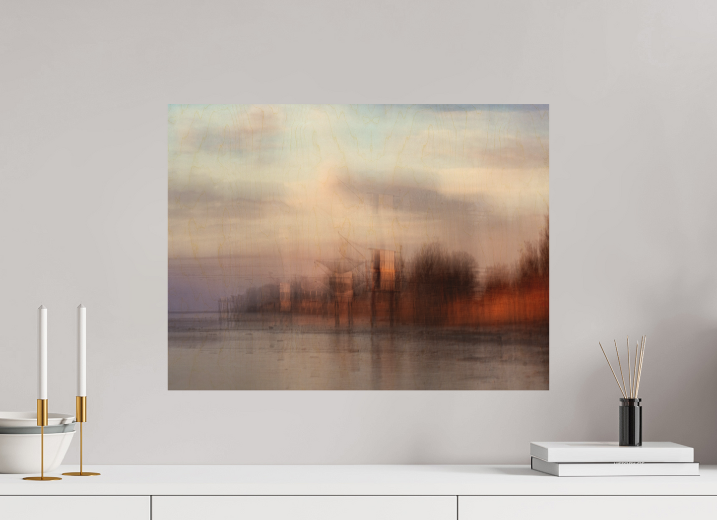 60 x 45 cm, 10- Impression directe sur bois Dreamlike vision #8 - Vision onirique #8