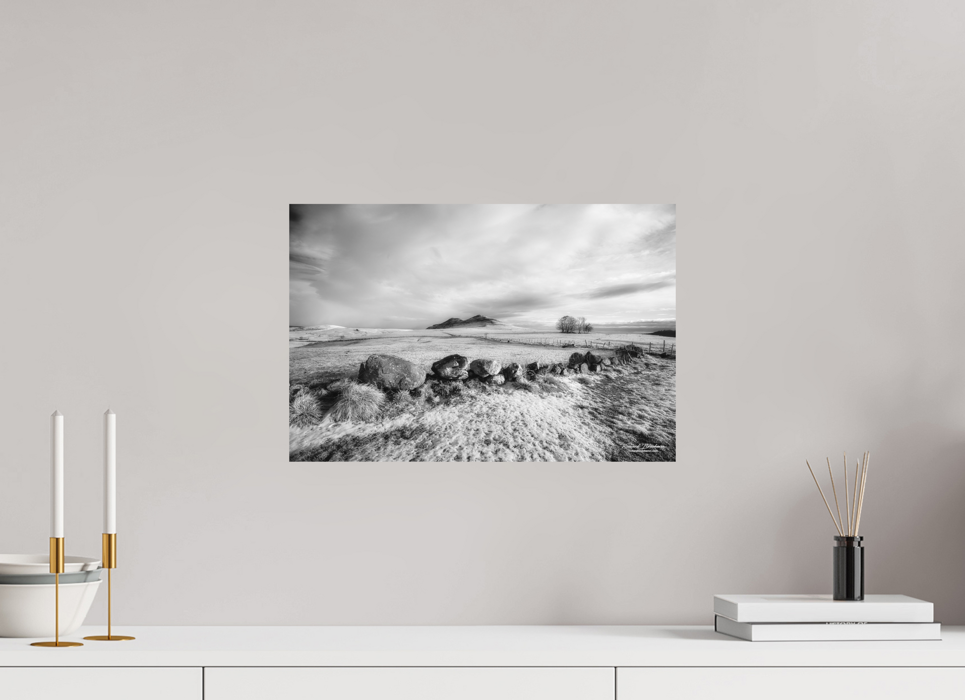 45 x 30 cm, 6- Impression directe couleur ou noir et blanc sur Alu Dibond + système de fixation Winter #2 - Hiver #2