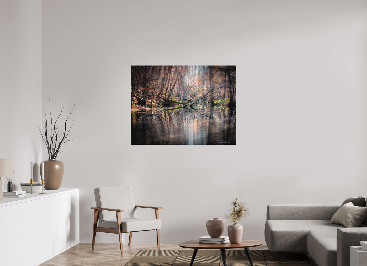 120 x 90 cm, 6- Impression directe couleur ou noir et blanc sur Alu Dibond + système de fixation Dreamlike vision #17 - Vision onirique #17