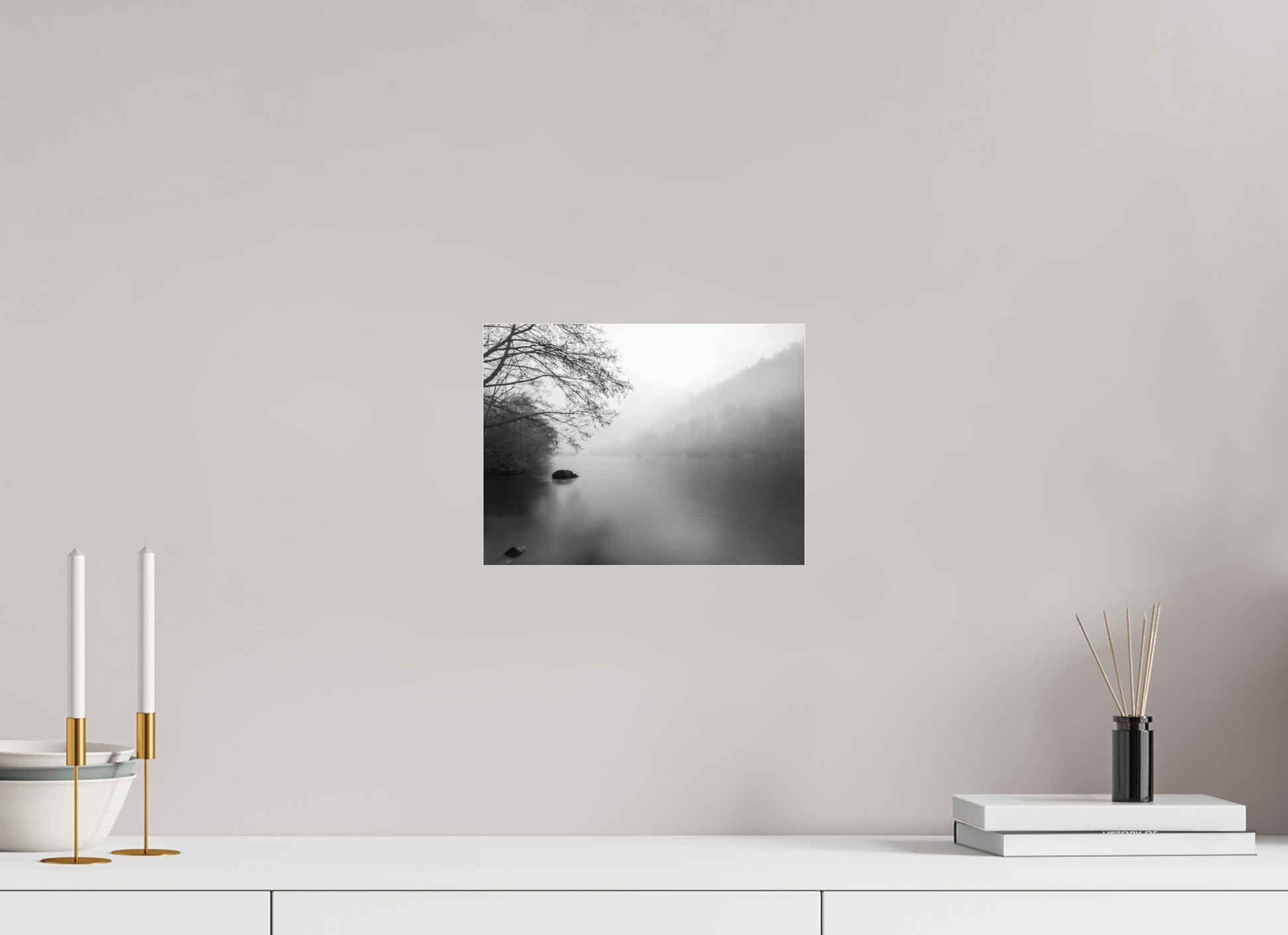 28 x 21 cm, 8- Tirage noir et blanc collé sur Alu Dibond + plexiglass + système de fixation Winter #12 - Hiver #12