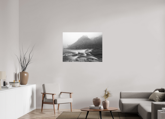 100 x 75 cm, Impression directe couleur ou noir et blanc sur plaque d'aluminium (Solidité-Durabilité) Mouvance Photo Artistique pour Décoration Murale
