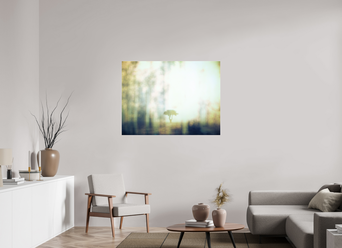 120 x 90 cm, Tirage couleur sur support solide en aluminium, recouvert d’une protection transparente (plexiglas). Seul, là-bas