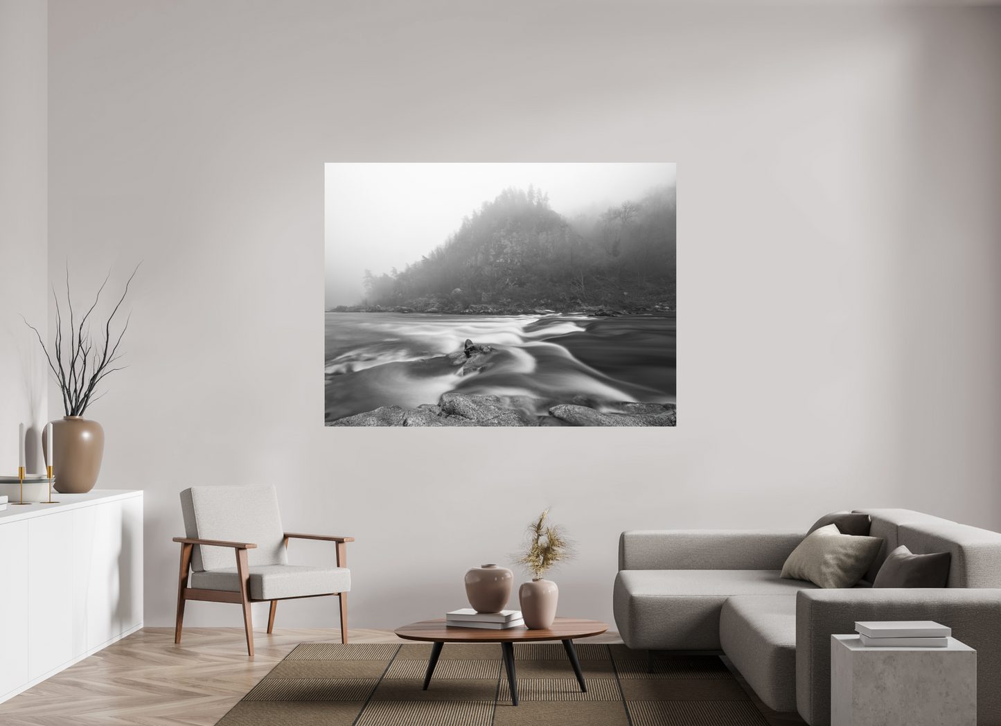 180 x 135 cm, Impression directe couleur ou noir et blanc sur plaque d'aluminium (Solidité-Durabilité) Mouvance Photo Artistique pour Décoration Murale