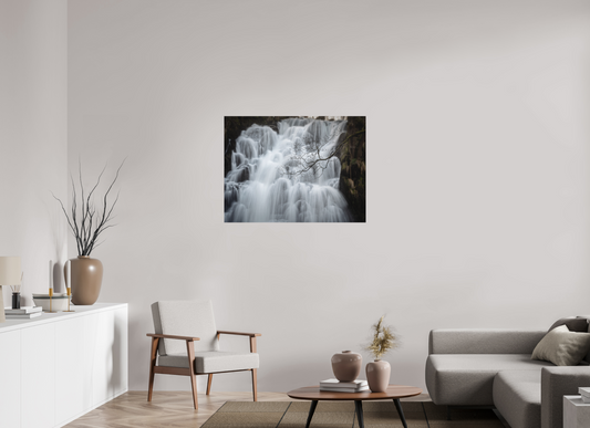 100 x 75 cm, Impression directe couleur ou noir et blanc sur plaque d'aluminium (Solidité-Durabilité) Dentelles