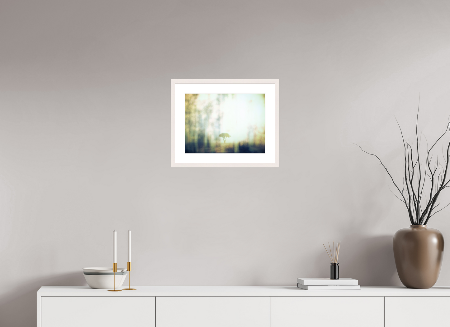 40 x 30 cm, Tirage Fine Art 30×40 cm — Passe-partout — Cadre Seul, là-bas