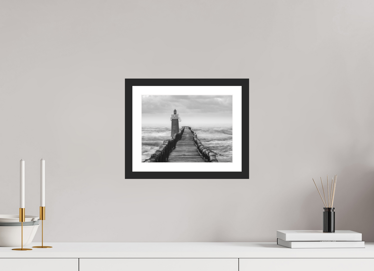 28 x 21 cm, 4- Tirage noir et blanc papier baryté + p.p + cadre Winter #13 - Hiver #13