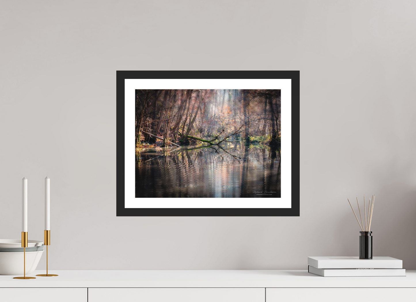 40 x 30 cm, 3- Tirage couleur + p.p + cadre Dreamlike vision #17 - Vision onirique #17