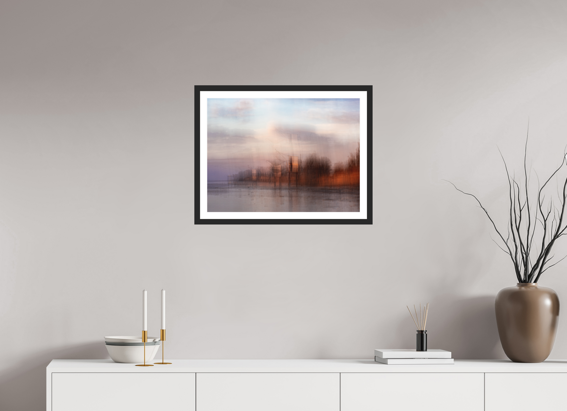 60 x 45 cm, 5- Impression fine art Couleur ou noir et blanc + p.p + cadre noir Dreamlike vision #8 - Vision onirique #8