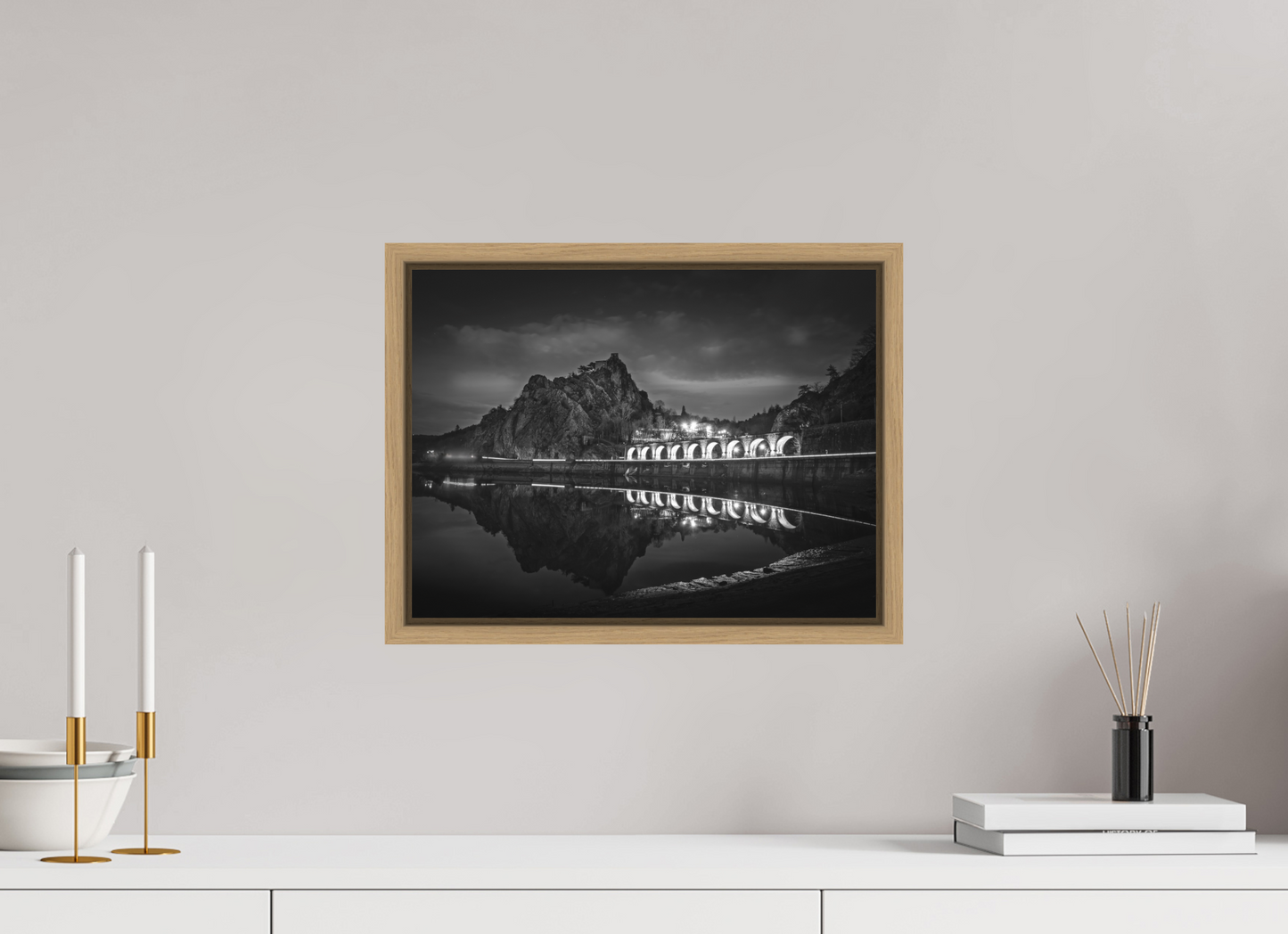 40 x 30 cm, 9- Impression sur forex + encadrement caisse américaine Winter #14 - Hiver #14