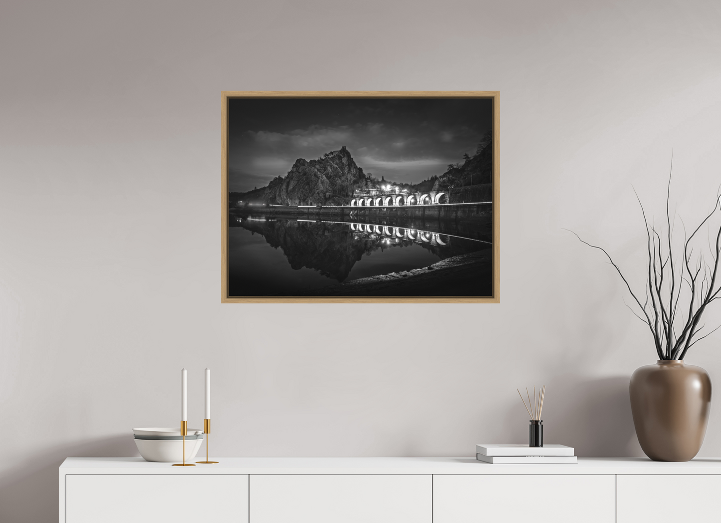 80 x 60 cm, 9- Impression sur forex + encadrement caisse américaine Winter #14 - Hiver #14