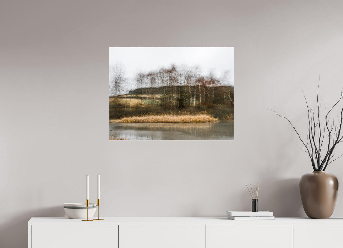 80 x 60 cm, 7- Tirage couleur collé sur Alu Dibond + plexiglass + système de fixation Dreamlike vision #23 - Vision onirique #23