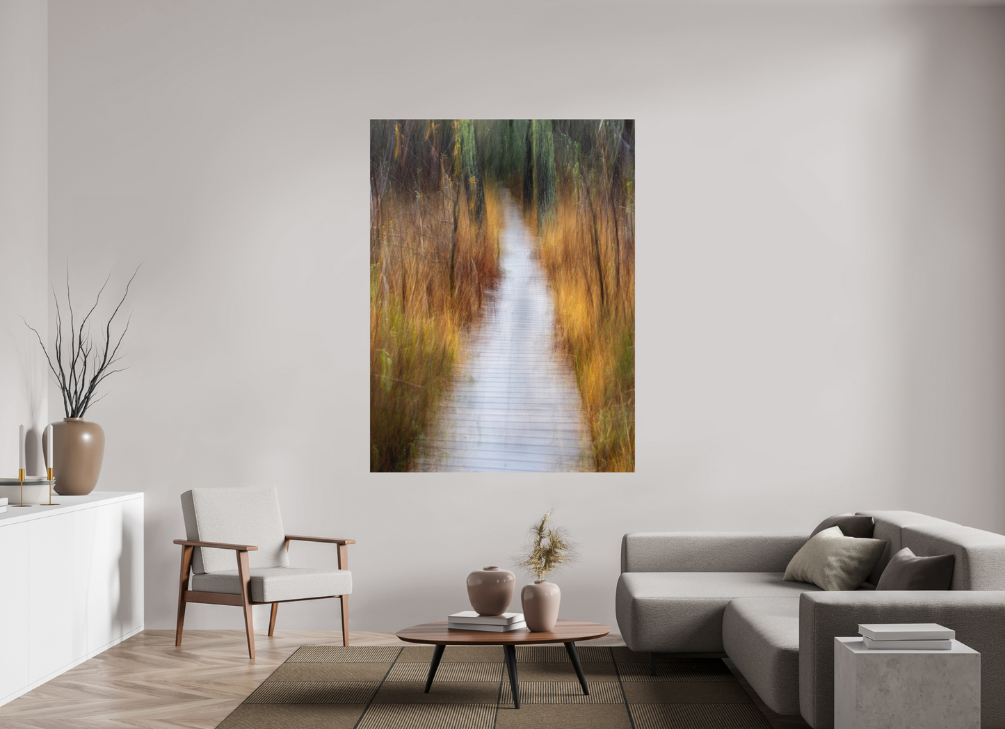 135 x 180 cm, Impression directe couleur ou noir et blanc sur plaque d'aluminium (Solidité-Durabilité) Que verrons nous là-bas ?