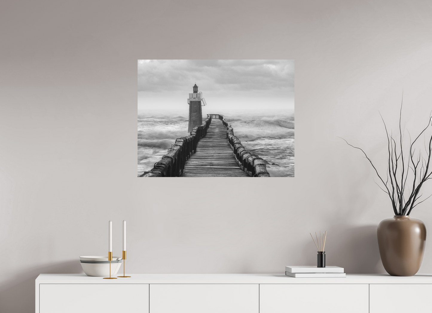 80 x 60 cm, 6- Impression directe couleur ou noir et blanc sur Alu Dibond + système de fixation Winter #13 - Hiver #13