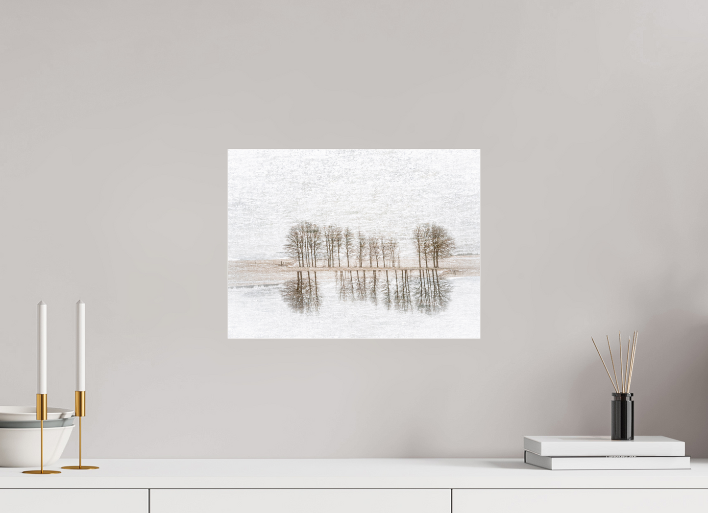 40 x 30 cm, 7- Tirage couleur collé sur Alu Dibond + plexiglass + système de fixation Dreamlike vision #5 - Vision onirique #5