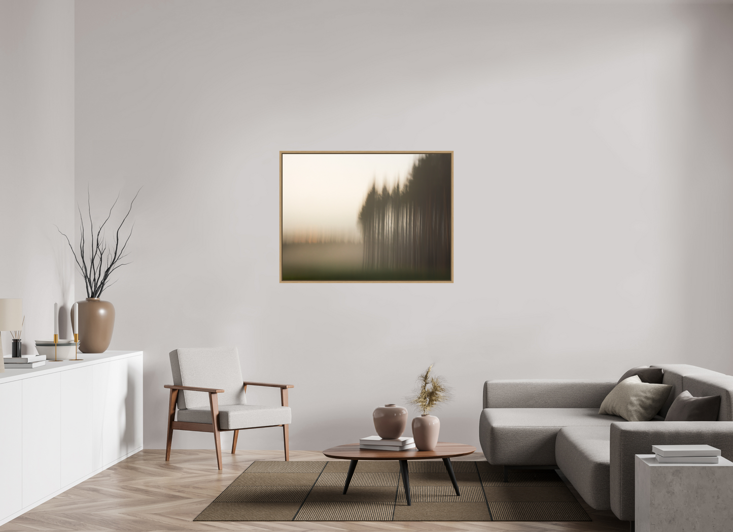 120 x 90 cm, 9- Impression sur forex + encadrement caisse américaine Dreamlike vision #16 - Vision onirique #16