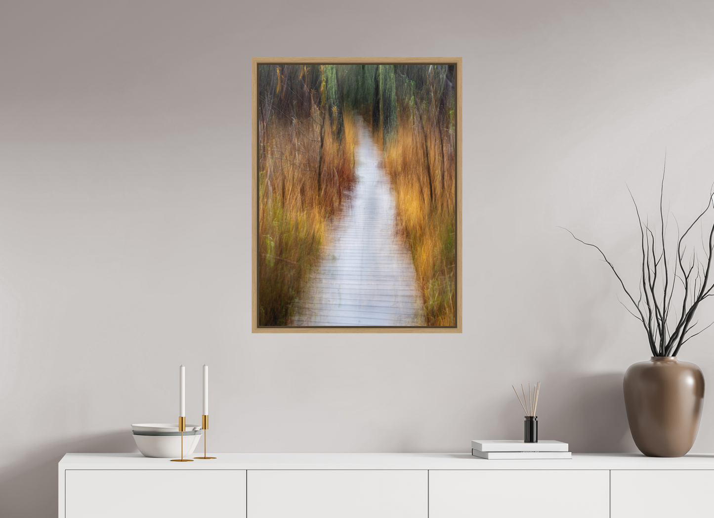 60 x 80 cm, 9- Impression sur forex + encadrement caisse américaine Dreamlike vision #11 - Vision onirique #11